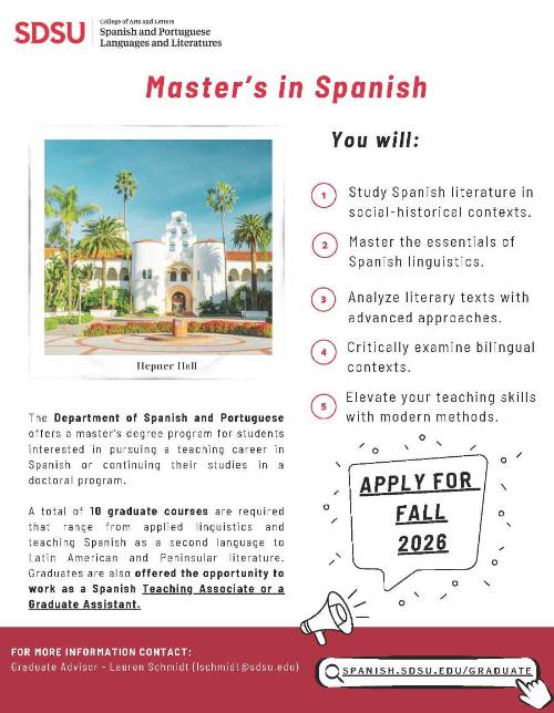 Ma program flyer